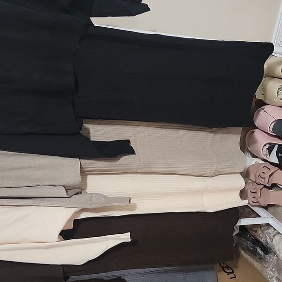 Knitted dress skirt. Stretchable - Picture 4 of 5